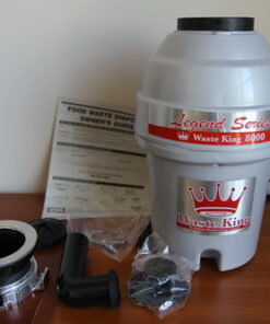 Waste King 1 HP Garbage Disposal with Power Cord, Food Waste Disposer for Kitchen Sink, L-8000 31 51rfrMkFgmL