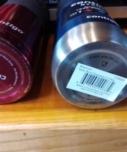 Contigo Byron Vacuum-Insulated Stainless Steel Travel Mug with Leak-Proof Lid, Reusable Coffee Cup or Water Bottle, BPA-Free, Keeps Drinks Hot or Cold for Hours, 20oz, Blue Corn 45 51riqpF8kRL