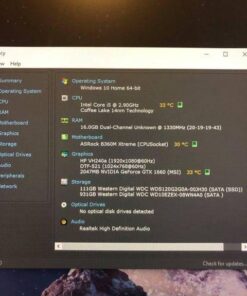 CyberpowerPC Gamer Xtreme VR Gaming PC, Intel Core i5-9400F 2.9GHz, NVIDIA GeForce GTX 1660 6GB, 8GB DDR4, 120GB SSD, 1TB HDD, WiFi Ready & Win 10 Home (GXiVR8060A7, Black) 35 51rl ATKUoL 1