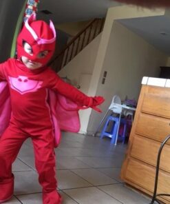 PJ Masks Owlette Deluxe Toddler Costume Medium (3T-4T) Red 37 51rlfPXiEXL