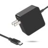 65W USB C Power Adapter, PDUSBSZ Type C Power PD Wall Fast Charger Compatible with Mac Book Pro, Dell Latitude, Lenovo, Huawei Matebook, HP Spectre, Acer Chromebook and Any Laptops or Smart Phones 65W