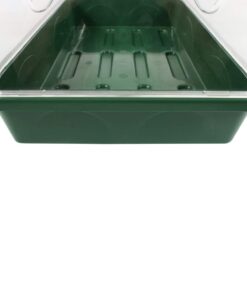 EarlyGrow 93763 Medium Seed and Herb Domed Propagator with Vented Side Height Extension, Extender, Green Medium with Side Extender 39 51rr4j wjsL