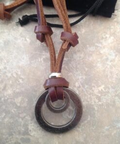 FIBO STEEL Alloy Vinatge Pendant Necklace for Men Leather Chain Adjustable 2 Pcs a Set 52 51sCtXdyMwL