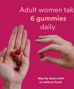 SmartyPants Women's Formula Gummy Vitamins: Gluten Free, Multivitamin, CoQ10, Folate (Methylfolate), Vitamin K2, Vitamin D3, Biotin, B12, Omega 3 DHA/EPA Fish Oil, 180 count (30 Day Supply) Womens Multi 180 Count (Pack of 1) 30 51sLQiThSZL