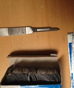 100 Scalpel Blades # 15 with Free Handle 15 51sMXDJ8SrL