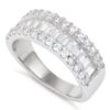 SILVERCLOSEOUT Sterling Silver Baguette Cut Simulated Diamond Ring (Size 4-11) 5 51saX69VsQL