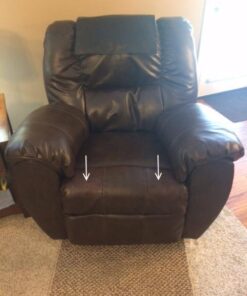 ONine Leather Repair Patch,Self-Adhesive Couch Patch,Multicolor Available Scratch Leather 8X11 Inch Peel and Stick for Sofas, Car Seats Hand Bags Jackets(New Dark Brown) 8" x 11" New Dark Brown 35 51sgqc36HTL