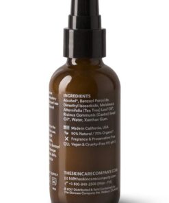 Benzoil - 3% Benzoyl Peroxide & 2% Tea Tree Oil Rapid Acne & Spot Treatment Serum - 70% Organic, Preservative-Free, Normal & Cystic Acne - 2 oz 12 51si3AiqPZL 1