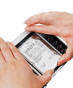 ZXUY Hard Drive SATA 2nd HDD Caddy Tray for Unibody 9.5mm Laptop CD/DVD-ROM Drive Slot (Replacement Only for SSD and HDD) 40 51siYz42suL