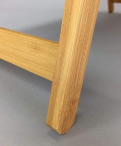 Time Concept Vacances Foldable Low Bamboo Table - L 12" x W 20" x H 9" - Wooden Picnic Furniture, Portable Dining Use 12D x 20W x 9H in 11 51sjTeg0FKL