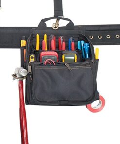 CLC Custom Leathercraft 1608 Electrician's Comfort Lift Combo Tool Belt, 28 Pocket,Black 23 51sjWqvT3CL