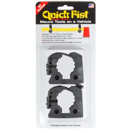 END OF ROAD Original Quick Fist Clamp for mounting tools & equipment 1" - 2-1/4" diameter, 2 Count (Pack of 1) - 0010 Original Version