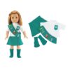 Emily Rose 18 Inch Doll Jr Junior Girl Scout Inspired Uniform Clothes Outfit | Gift-Boxed! | Compatible with 18" American Girl Dolls 9 51spuniMC9L