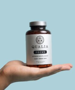 Qualia FOCUS Brain Booster Supplement | Powerful Nootropic Designed to Deliver Sustained Mental Energy, Alertness, Concentration & Memory | With Ginkgo Biloba, L-Theanine (40 Count (Pack of 2)) 40 Count (Pack of 2) 14 51svq0OA3VL