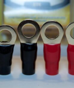 DB Link RT4 4-Gauge Ring Terminal (2 Red and 2 Black) Standard Packaging 15 51t My7uvYL