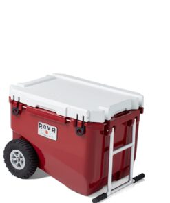 RovR RollR 60 Rolling Cooler - The Perfect Ice Chest with Wheels and Handle for Outdoor Adventures and On-The-Go Refreshments Chili Pepper 6 51t23HVC BL