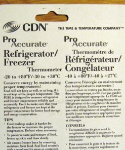 CDN FG80 Refrigerator/Freezer NSF Professional Thermometer ProAccurate Refrigerator/Freezer Thermometer 20 51tA6P8vG4L