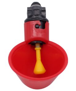 MOTOKU Poultry Quail Chicken Hen Duck Automatic Water Drinking Cups Waterer Drinker with Nuts 30 Pack 13 51tTULGNpL