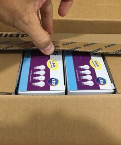 Philips LED Frosted A19 Light Bulb, Non-Dimmable, 800 Lumen, Daylight (5000K), 9W=60W, E26 Base, 16-Pack Daylight (5000k) 16 Count (Pack of 1) 61 51tVW3WzbwL