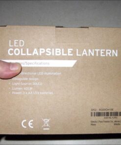 Etekcity Lantern Camping Essentials Lights, Led Lantern for Power Outages, Tent Lights for Emergency, Hurricane, Battery Powered Flashlight, Survival Kits, Operated Lamp, 2 Pack, Black 47 51tWAAMyKzL