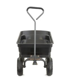 Gorilla Carts Poly Garden Dump Cart with Easy to Assemble Steel Frame, Camping Beach Wagon w/Quick Release System, 600 Pound Capacity, & 10 Inch Tires 37 51tan5aH4FL 1