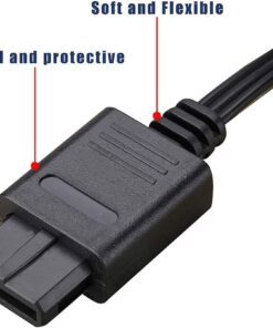AV Audio / Video Cable Compatible with Nintendo Gamecube 12 51tcoENLqjL