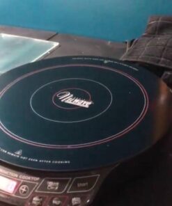 Nuwave Flex Precision Induction Cooktop, Portable, Large 6.5” Heating Coil, 10.25” Shatter-Proof Ceramic Glass, 3 Watt Settings, 4Qt Induction-Ready Healthy Ceramic Non-Stick Everyday Pan with Lid PIC Flex + 4Qt Everyday Pan 24 51tf6QECjfL