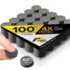 X-Bet Magnet Ceramic Magnets - Round Disc - Flat Circle Magnets Bulk for Crafts, Science & Hobbies - Perfect for Refrigerator, Whiteboard, Fridge and Science Experiments 100 PCs 4 51tinlTKXLL