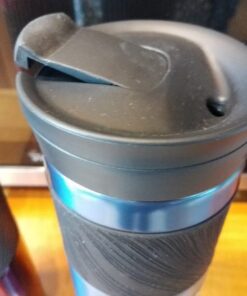Contigo Byron Vacuum-Insulated Stainless Steel Travel Mug with Leak-Proof Lid, Reusable Coffee Cup or Water Bottle, BPA-Free, Keeps Drinks Hot or Cold for Hours, 20oz, Blue Corn 46 51tue6RXflL