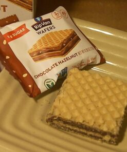 Rip Van Chocolate Hazelnut Mini Wafer Cookies - Healthy Low Sugar Snacks - 28 Count 18 51tv4MdY16L