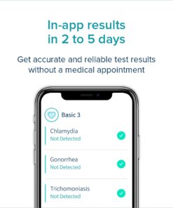 LetsGetChecked - at-Home STD Test | Chlamydia, Gonorrhea & Trichomoniasis Screening | for Men and Women | CLIA-Certified Results in 2-5 Days | 100% Private and Discreet | (Not for NY Based) Basic 3 13 51u6 jSrpMS