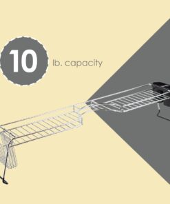 Home Basics Over Sink Shelf, (Chrome) Steel Over The Kitchen Sink Organizer for Soap, Sponges, Scrubbers, and More | with Cutlery Holder 23 51uAaVpRkiL