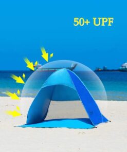 iCorer Automatic Pop Up Instant Portable Outdoors Quick Cabana Beach Tent Sun Shelter Blue 27 51uJSR1EkbL