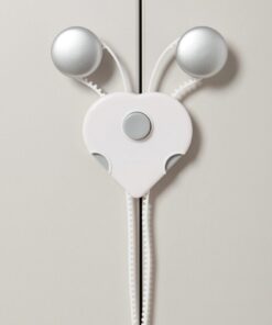 Dreambaby Flexi Lock - Cabinet & Drawer Handle Locks - Cabinet Safety Straps - with Multi-Touch Release System - White - 2 Count (Pack of 1) - Model L185 9 51uOahrKFL