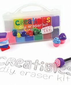 OOLY, Creatibles DIY Erasers, Set of 12 (161-001) Multicolour 33 51uSXSLJvTL