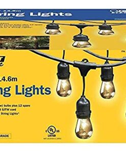 Alternative view of Feit Electric 48ft / 14.6m Outdoor String Lights(48 Feet) 15 Watt Lights