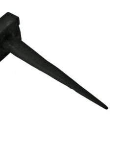 Renovators Supply 4 1/4 Inch Clavos Decorative Nail Black Wrought Iron Barn, Gate, Shutter or Door Clavos Square Head Rustic Nail Powder Coat Finish Home Hardware Pack of 3 14 51uZcIfy0WL