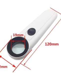 40X Magnifying Magnifier Glass Jeweler Eye Jewelry Loupe Loop 2 LED Light US 18 51udfBu9uHL
