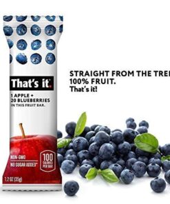 That's it. Variety Pack 100% Natural Real Fruit Bar, Best High Fiber Vegan, Gluten Free Healthy Snack, Paleo for Children & Adults, Non GMO No Added Sugar, No Preservatives Energy Food (12 Pack) 12 Count (Pack of 1) 13 51udmOtsL