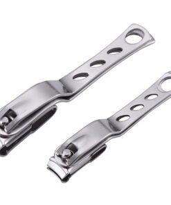 Keiby Citom Nail Clippers with 360-Degree Rotating Head - Stainless Steel Fingernails and Toenails Cutter Lagre and Small Sizes (Silver) 18 51ukz5Y5wAL
