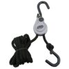 PROGRIP 402400 XRT Rope Lock Tie Down w/Pushbutton Release for Cargo Transport and Control: 8' x 1/4" (Pack of 1) 8' x 1/4"