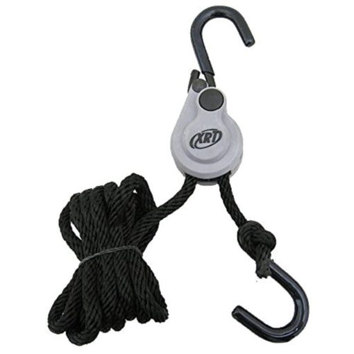 PROGRIP 402400 XRT Rope Lock Tie Down w/Pushbutton Release for Cargo Transport and Control: 8' x 1/4" (Pack of 1) 8' x 1/4"