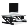 Lorell Sit-to-Stand monitor riser, black 47 51uvftI2BHL