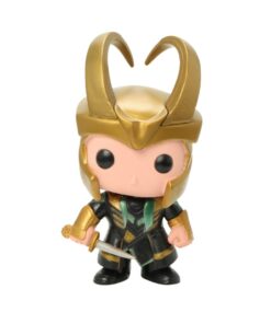 Alternative view of Funko POP Marvel (Bobble):  Helmet Loki Action Figure