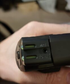 Truglo TFO Tritium & Fiber-Optic Handgun Sight Durable Snag-Resistant Glowing Front & Rear Night Sight, Compatible with Smith & Wesson M&P Series Green Rear Sight 28 51v XCl1TL 1