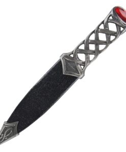 Armory Replicas Scottish Gaelic Sgain Dubhs Celtic Dagger Knife Red Gem - Dagger 7 51v gqJ8EWL