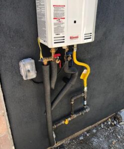 HYDRO MASTER Tankless Water Heater Service Valve Kit with Pressure Relief Valve 3/4-Inch IPS Isolator Clean Brass 40 51v2qiy rfL