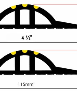 1” High Garage Door Threshold Seal Kit 10'3" Length | Flexible PVC | Complete Kit Includes 1 Adhesive | GaraDry 10'3" 12 51vApZbKujL