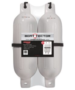 Alternative view of Extreme Max 3006.7201 BoatTector Inflatable Fender Value 2-Pack - 6.5" x 22", White 6.5" x 22"