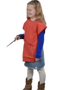 School Smart - 86520 Vinyl Art Smock Apron, 22 x 16 Inches, Red 11 51vEzKHiy2L